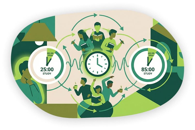 ポモドーロチャンネルのタイマー