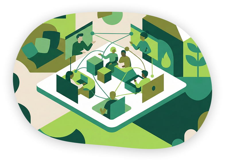 オンライン自習室の様子