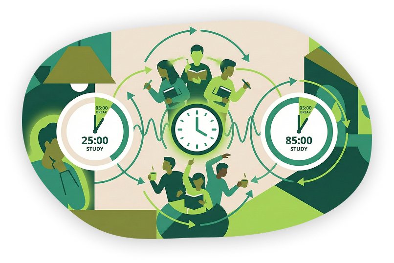 ポモドーロチャンネルのタイマー